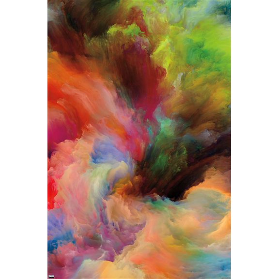 Paint Motion Imagination Wall Poster, 22.375" x 34"