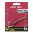 thumbnail image 1 of 3-3/8" Screw Hook 1 Piece, 1 of 1
