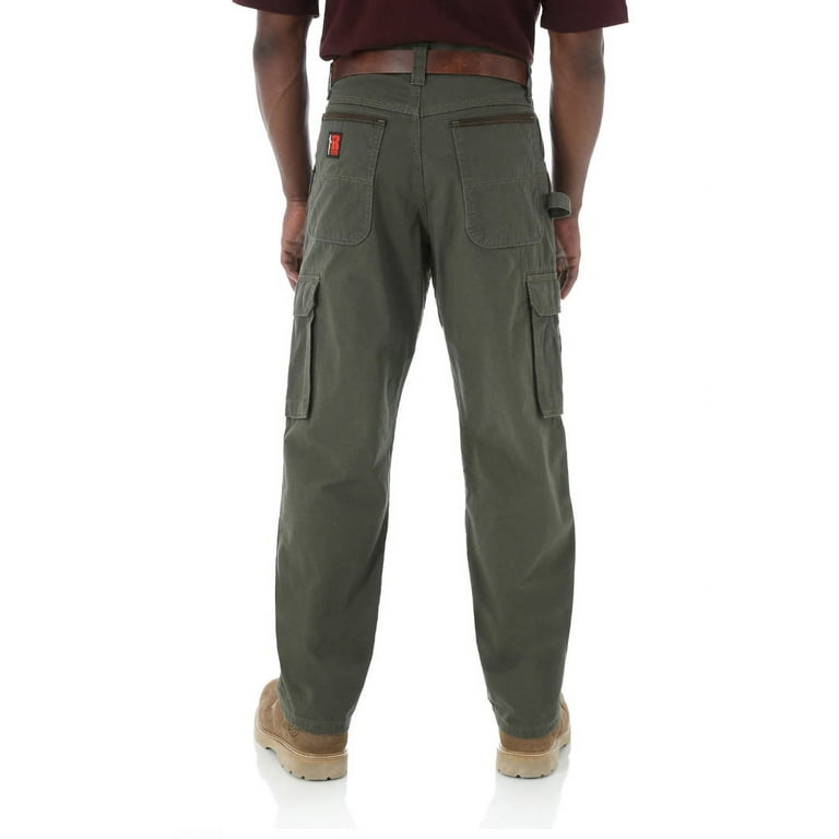 Wrangler 46 X 30 Pants Wrangler Men's Relaxed Fit Cargo Comfort