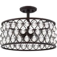 thumbnail image 3 of Quoizel Alexandria Large Semi Flush Mount in Palladian Bronze, 3 of 5