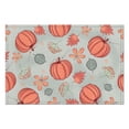 thumbnail image 5 of Pumpkin Maple Leaves Fall Harvest Linen Placemats Set Of 4 Thanksgiving Harvest Fall Autumn Heat-resistant Placemats 12 X 18 Inch Fall Table Mats for Kitchen Dining Table Mats, 5 of 5
