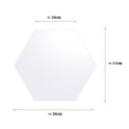 thumbnail image 3 of Etiquetas de la pared del espejo,12 Piezas Acrílico Espejo Hexagonal Pared Pegatina Espejo Decorativo Pared Pegatina Plata CACAGOO  Etiquetas de la pared del espejo, 3 of 5