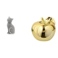 thumbnail image 1 of Estatua de gato, estante, figura decorativa, escultura de cerámica, escultura de fruta, material de resina resistente, adecuada para estantería, escri, 1 of 8