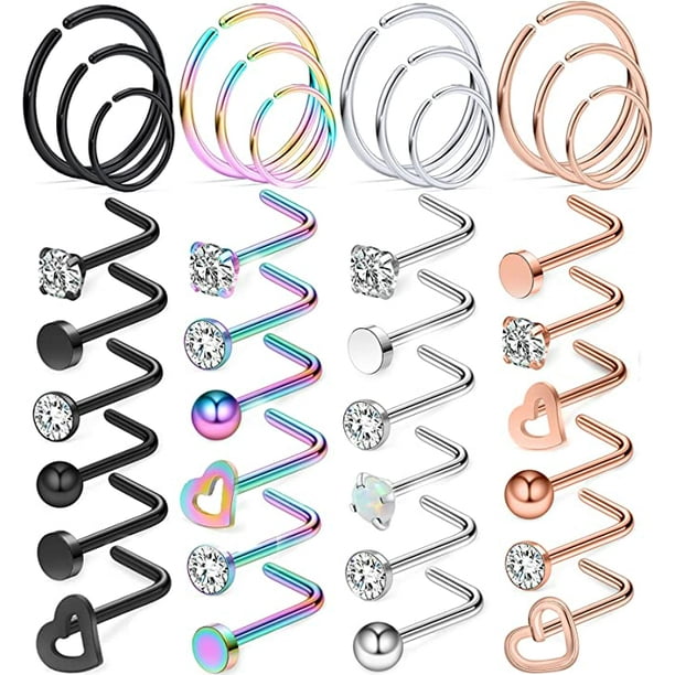 22g nose on sale ring gold