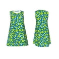 thumbnail image 7 of Naloa Tennis and golf balls Print Women's Summer Spring Casual Beach Sundress,Vacation Sleeveless Tank Crewneck Loose Dresses, 7 of 7