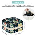 thumbnail image 5 of Christmas Travel Portable Square Decorative Box with Necklace Holder and Jewelry Organizer - Ideal for Rings, Earrings, Necklaces, Bracelets - Suitable for Girls and Women, 5 of 6