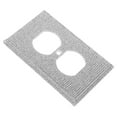 thumbnail image 1 of HAMPPLIES 1 Set Panel for Socket Silver Decorative Socket Panel for Homeowners, 1 of 6
