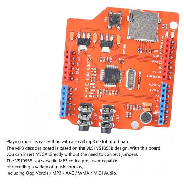 Placa de reproductor Mp3 ANGGREK ranura para tarjeta de memoria módulo MP3