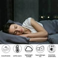 thumbnail image 5 of EMONIA Luxury 300GSM Comforter Duvet Insert,Quilted Comforters Twin Size w 8 Tabs, Soft Down Alternative Bedding Blanket, Hotel Cooling Comforters All Season Duvet (Dark Grey, Twin 88 x 68Inches), 5 of 9