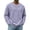 Light Purple -BY30, variant on Dwellite Men's V Neck Sweater Knitted Pullover Casual Soft Waffle Lightweight Long Sleeve Sweater Light Gray S
