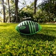 thumbnail image 4 of NERF Weather Blitz Kids Foam Football - Youth Weatherproof Soft Foam Ball - Indoor + Outdoor Football for Kids - Small Junior NERF Foam Football - 9" Inch Youth Sized Football - Green, 4 of 6