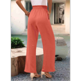 thumbnail image 6 of Women'S Wide Leg Lounge Pants Coral Red M, 6 of 7