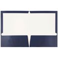 thumbnail image 4 of JAM Paper Glossy Two Pocket Folders, Navy Blue, 6/Pack, 4 of 5