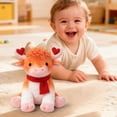 thumbnail image 2 of Luoshdecor Highland Cow Stuffed Animal,Cute Fluffy Cow Animal Doll,Valentines Gift for Girlfriends,Family,Friend, 2 of 7