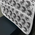 thumbnail image 3 of Bird Microwave Oven Cover, Nature Inspired Russian Folk Pattern with Monochrome Squared Rooster, Water Resistant Organizer with Pockets for Kitchen, 36" x 12", Charcoal Grey and White, by Ambesonne, 3 of 4