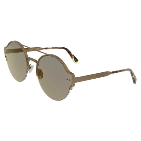 Bottega Veneta BV0013/S 002 Bronze-Copper Round Sunglasses