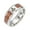 Masonic, variant on Unisex Stainless Steel Ring Wood Inlay Tree Of Life Cross Skull Freemason Design Half Circle Gift Travel Bonus