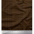 thumbnail image 2 of Soimoi Cotton Voile Fabric Stripe & Aztec Panel Printed Fabric 1 Yard 42 Inch Wide, 2 of 3