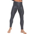 thumbnail image 1 of Eandarui Men's Compression Long Pants Gym Workout Tights Trousers Seamless Quick Dry Base Layer Leggings Dark Grey L, 1 of 6