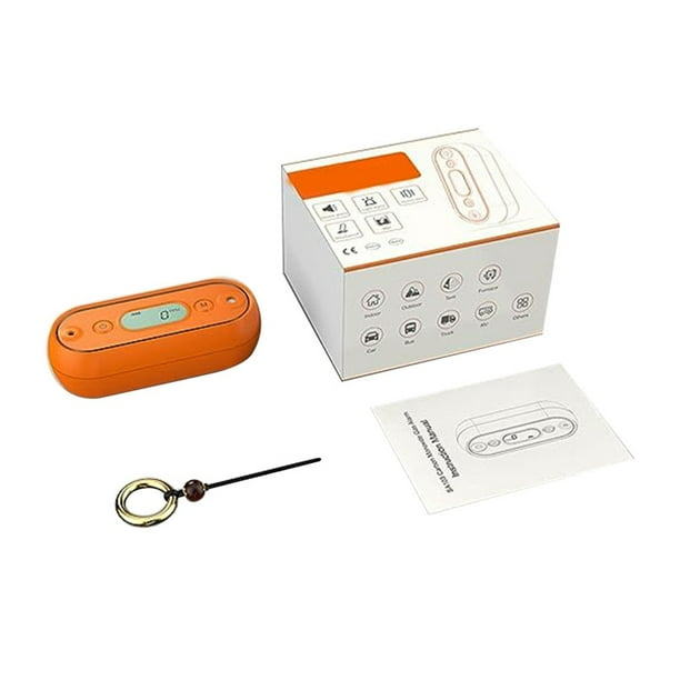 Detector de MonóXido de Carbono Detector de MonóXido de Carbono PortáTil Impermeable Alarma de Gas Naranja para VehíCulos, AviacióN, Camping