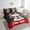 Black White Red, variant on YST Kids Funny Cat Twin Comforter Set 7 Pieces Cute Kawaii Kitten Bedding Comforter Sets for Girls Boys, Love Heart Print Bed in a Bag Cat Paws Bedding Set, Animal Pet Lovers Bed Sheets Set