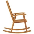 thumbnail image 4 of vidaXL Wooden Rocking Chair Natural Wood Solid Acacia wood Standard, 4 of 9