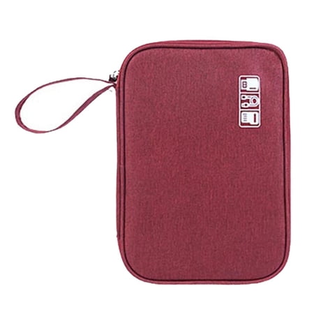 Wuweikeji Home Organization Travel digital storage bag data cable storage box multi-function USB digital bag
