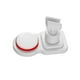 thumbnail image 2 of Soporte para cabezal de ducha Soporte de rociador de ducha ajustable Soporte para cabezal de ducha montado en la pared sin clavos, Blanco Eigraketly HA000096-02B, 2 of 6
