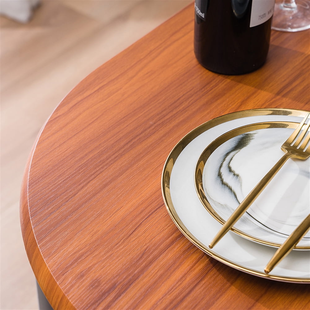Kepooman 3 Piece Breakfast Set, PVC Breakfast Table for 2, Modern Dining Table Set with Two Chairs, Light Brown Kepooman 3 Piece Breakfast Set, PVC Breakfast Table for 2, Modern Dining Table Set with Two Chairs, Light Brown