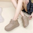 thumbnail image 2 of YOUYEDIAN Boots for Women Winter Non Slip Fleece Lined Fashion Flats Warm Comfortable Versatile Snow Platform Shoes, 2 of 5