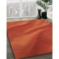 thumbnail image 3 of Ahgly Company Machine Washable Indoor Rectangle Transitional Orange Red Orange Area Rugs, 7' x 10', 3 of 7