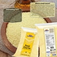thumbnail image 3 of Rani Sooji Coarse (Farina, Suji, Rava, Rawa, Wheat Semolina) Flour 64oz (4lbs) 1.81kg Bulk ~ All Natural | Vegan | NON-GMO | Kosher | Indian Origin, 3 of 8