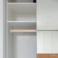 thumbnail image 4 of LEORX Adjustable Closet Hanging Rod Wooden Dowel Closet Rod Beech Wood 1 Set, 4 of 8