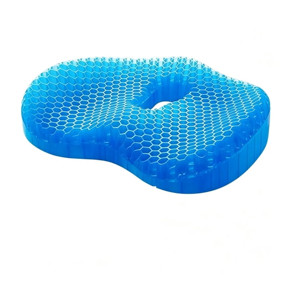 Honeycomb Gel Seat Cushion, Orthopedic Non Slip Butt Pillow, Pressure Relief Coccyx Cutout Pad, Comfort Seat Pad for Office Chair Car Wheelchair