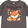 thumbnail image 4 of Inktastic Grandma and Grandpa Love Me- little fox Boys or Girls Long Sleeve Toddler T-Shirt, 4 of 5