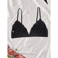 thumbnail image 3 of Women Lace Front-Clasp Wireless Bra Comfortable No-Pad Romantic Lace Bralette Bra, 3 of 5