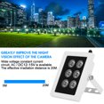 thumbnail image 4 of Infrared Fill Light, Die-Cast Aluminum Alloy Shell 2.0-Thick Aluminum Substrate 8 - 90 Degrees Adjustable Light Angle IR Illuminators, For Surveillance Lighting, 4 of 8