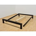 thumbnail image 2 of Base Para Cama Queen Size Muebles GM Tradicional Desarmable Madera de Pino Con Laca Color Negro, 2 of 4