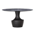 thumbnail image 6 of Gevra Black Acacia & Faux Plaster Dining Table, 6 of 7