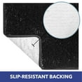 thumbnail image 3 of SoHome Spa Step Luxury Chenille Bath Mat 20x30, Super Absorbent and Extra Soft Shag Bath Rug, Perfect Plush Carpet Mat for Children's Tub, Shower and Bathroom, Black, 3 of 6
