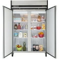 thumbnail image 2 of Maxx Cold Food Service 49 cu ft Double-Door Reach-In Refrigerator Stainless Steel, 2 of 8