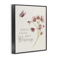 thumbnail image 2 of Stupell Industries Farmhouse Count Your Blessings Florals Black Framed Giclee Art, 24 x 30, by Janet Tava, 2 of 7