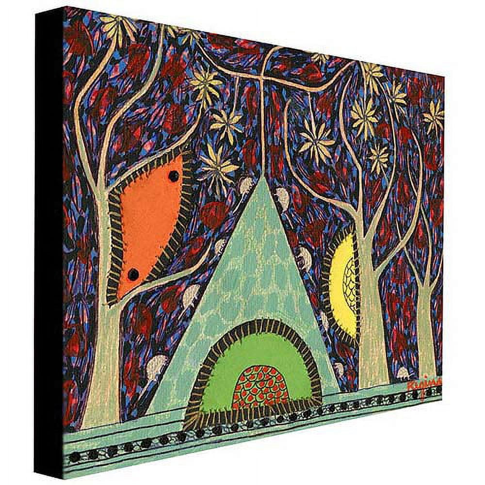 Trademark Fine Art "Sobre la Montana el Arbol" Canvas Art