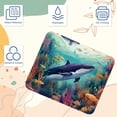 thumbnail image 3 of Whale Non-Slip Rubber Bottom Printed Gaming Mouse Pad Mouse Mat - Square 8.3x9.8 Inch, Suitable for Office and Gaming., 3 of 6