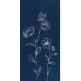 thumbnail image 2 of Nai, Danhui 18x32 Gold Ornate Wood Framed with Double Matting Museum Art Print Titled - Blue Butterfly Garden I, 2 of 4
