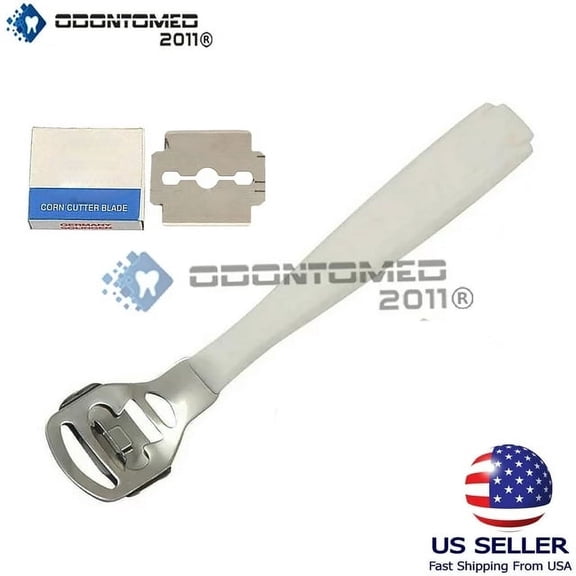 OdontoMed2011 Callus Corn Remover Pedicure Shaver Heavy Duty   10 Blades Set
