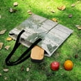 thumbnail image 6 of Bohemian Color Picnic Blanket Waterproof Outdoor Beach Blanket Hand-held Pad Suitable for Travel, Camping, Beach, Family Gatherings, 6 of 8