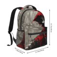 thumbnail image 2 of Balery Dark Red Hooded Girl Mochila Escolar Impresa, Mochila Ligera para Viajes Casual, Mochila Duradera y Cómoda Multifuncional, Mochila para Laptop-One Size, 2 of 5