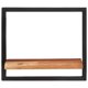 thumbnail image 3 of Estantería de pared VidaXL de madera maciza de acacia y acero, 40 x 24 x 35 cm, 2 unidades, 3 of 9
