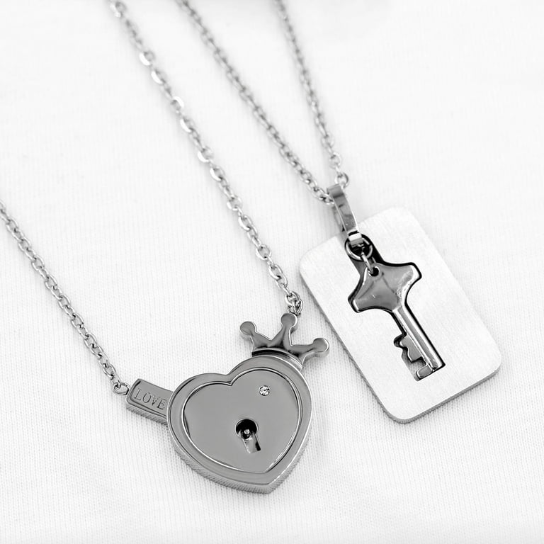 Boyfriend and girlfriend shop necklaces walmart